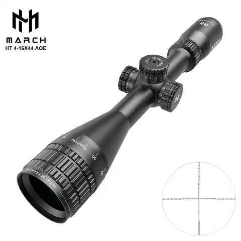 HT4-16X44AOE Tactical Riflescope Spotting Rifle Scope Hunting Optical Collimator Airsoft Airgun Sigh