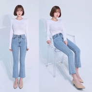 OLA - Celana Jeans Cutbray Wanita Highwaist - Celana Cutbray 7/9 Infinish Import - Celana Highwaist 