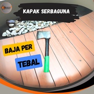 Kapak Serbaguna Bahan baja PER Pemotong Kayu Tulang Sapi Kampak Tangan Gagang Karet