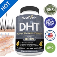 Nutrivein DHT blocker with biotin promotes hair growth and follicle growth in men and women