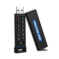 SecureData SecureUSB KP 32GB Hardware Encrypted USB 3.0 Flash Drive FIPS 140-2 Level 3 Unlock via Ke