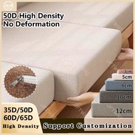 Customized Sofa Cushion Sponge 35D/50D/60D/65D High Density Bay window cushion, mattress, ottoman Fo