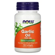 Now Foods, Garlic Oil, 1,500 mg, 100 / 250 Softgels