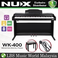 NUX WK-400 88 Key Digital Piano Full Weighted Keys Hammer Action Pianos (WK400 WK 400)