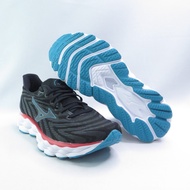 Mizuno J1GC240255 WAVE SKY 8 Men's Jogging Shoes Black x Blue Red