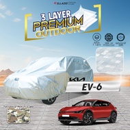 Car Cover KIA EV 6 - Premium 3-Layer Heat-Resistant, Rainproof, Fade-Resistant