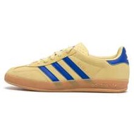 รองเท้าสำหรับผู้ชายและผู้หญิง รองเท้าลำลองคลาสสิก รุ่น GAZELLE INDOOR สีขาว แบบผูกเชือก สำหรับใส่ทำง