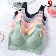 New Thai latex bra Plus Size Bra For Woman non wire Push Up Seamless Bra  Wireless Sports Underwear