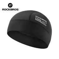 ROCKBROS Summer Sunscreen Cap COOLMAX Ice Silk Breathable Bike Headband Cap Unisex UV Protection Running Cap