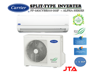 Carrier Alpha Inverter Wall Mounted Split Type Aircon 1.0HP (53GCVBE010-303P)