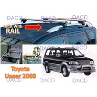 Toyota Unser 2003 New Aluminium universal roof carrier Cross Bar Roof Rack Bar Roof Carrier Luggage 