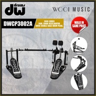 DW DWCP3002A 3000 Series Dual-Chain Accelerator Drive System Double Bass Drum Pedal
