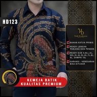 KEMEJA Batik Hendrawan Men's Batik Shirt Long Sleeve Modern Premium Original HD 123