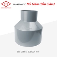 Reducing connector - Reducing bulb 200/90 - 200/114 - 200/140 - 200/168
