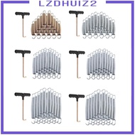 [Lzdhuiz2] 20Pcs Trampoline Springs with Spring Tool Metal Replacement Repair