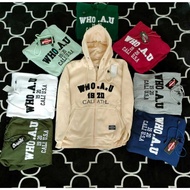 WHO.AU CALI ATHL 1920 Premium Quality Zipper Hoodie Jacket