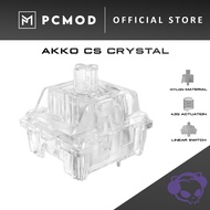AKKO CS Crystal | Linear Switch for Mechanical Keyboards | PCMOD x KEYMOD