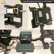 Dual N20 Motor Mount for All WPL Models - 3D Print