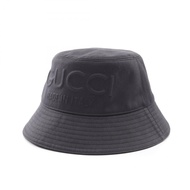 【二手】Gucci GUCCI 壓花Logo漁夫帽 780430 黑色 其他款式漁夫帽 男女通用 二手
