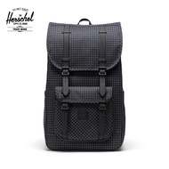 Herschel Unisex Little America Backpack Grid - Black - 30L