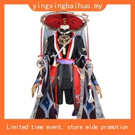 Polyester Genshin Impact Kunikuzushi-wanderer Wanderer Scaramouch Cosplay Bamboo Hat Adult Outfit