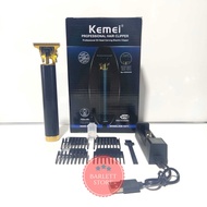 Hair Clipper KEMEI KM-1971 Black Original Alat Cukur Rambut Elektrik Tanpa Kabel - Mesin Cukur Rambut Hair Trimmer Baterai Cas Pemangkas Rambut Proffesional Hair Clipper - Alat Pangkas &amp; Potong Pria Original Pencukur Rambut Berkualitas