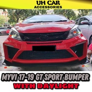 PERODUA MYVI 2017 2019 GT SPORT BUMPER LIP BODYKIT DAYLIGHT