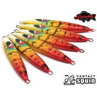 Jig 135g / 175g / 235g - Handmade Jigging Lure Kurodai Contact Squid (Slow Jig)