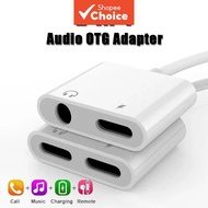 2-in-1 to 3.5mm Headphone Jack Charging Adapter for iPhone 14 13 Series Audio Elite Pro X