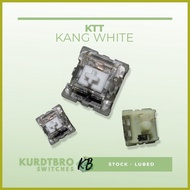 ∩ ✽ ⇨ KTT Kang White v3 (Stock/Lubed) Mechanical Switches 10 PCS