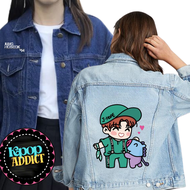 JAKET JEANS ALL MEMBER BTS CHIBI PREMIUM
