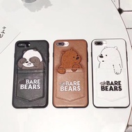 For iPhone 11 pro Max 6 6S 7 8 Plus X Case We Bare Bears Soft  Phone Case