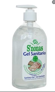 西班牙進口Snonas絲諾娜斯75%酒精洗手液免洗99%抗菌便攜洗手凝膠