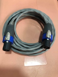 สายลำโพง Speakon หัวท้าย ขนาด14AWG ต่อลำโพง กลาง/ชับ 15-18นิ้วได้ ทำจากสายลำโพงของDynacomทองแดงแท้10