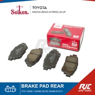 SEIKEN BRAKE PAD REAR TOYOTA INNOVA ZENIX (Hybrid) 22-UP 570-10090 04466-28160 04466-B1011 ( 1 SET )