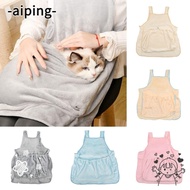 AIPING1 Travel Sleep Bag, Plush Warm Petting Pet Cat Carrier Pouch, Portable Comfortable Large Pocke