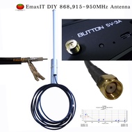 EmaxIT DIY LoRa 868 915-AS923-950 MHz Mycelium Network Omni Antenna สายยาว 3 เมตร หัวต่อ RP SMA Male