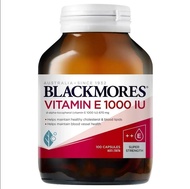 ของแท้ 100% Blackmores Natural Vitamin E 1000IU 100 Capsules Vitamin E Blackmores Vitamin E ของนำเข