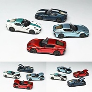 SH 1: 64 Ferrari Leap Horse F12 TDF V12 Engine Open Cover Version Simulation Alloy Car Model