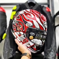 AR/AI RX7X Haga Fanghe fiberglass material motorcycle full face helmet riding anti fall helmet