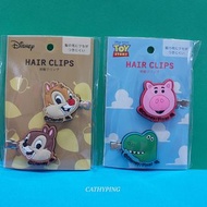 Disney Chip n dale toy story 抱抱龍 火腿豬 rex 髮夾