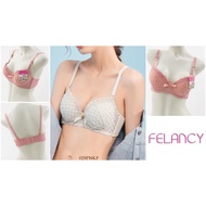 Women's Underwire Bra 3/4 Cup Foam Size 32B 34B 36B Thin Thick Clutch FELANCY Smooth Soft Underwear 
