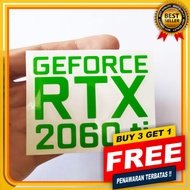 NVIDIA GEFORCE RTX 2060 TI CUTTING STICKER ACCESSORIES CASE PC GAMING STICKER