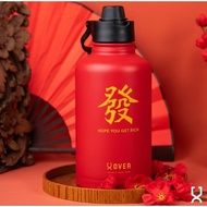 Over 1.8L Oversized Flask Leak-Proof Double Wall Stainless Steel Vacuum Thermal Insulated Big Flask 