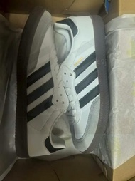 全新 Adidas SAMBA 黑白灰男女同款 白黑德訓鞋 休閒板鞋