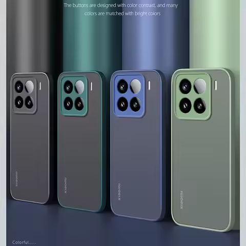 Matte Translucent Case For Xiaomi 15 Cover Xiaomi 15 Funda Coque Hard PC Protective Phone Bumper Xia
