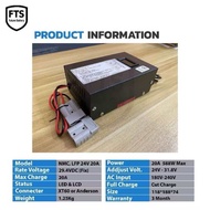LifePo4 NMC Charger 29.4v 20A ที่ชาร์จแบตลิเธียม 29.4v 20A