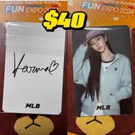 韓國代購 Aespa Karina  MLB 小卡