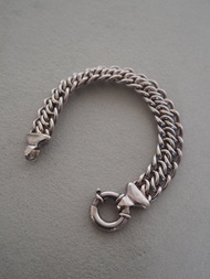 Tiffany & Co. 蒂芙尼 雙鍊手鍊 銀 925 男士 中性款 復古