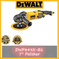 DEWALT DWP849X 7" (180MM) Heavy Duty Car Polisher (1250Watt) Car Polish Machine Variable Speed